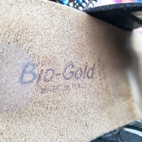 BioGold Wedge Sandals Size 8 - Picture 3 of 17